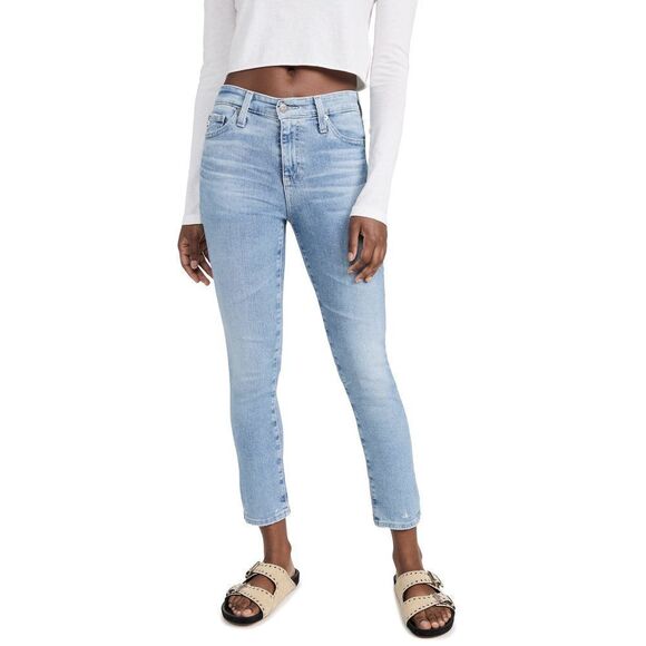 AG Adriano Goldschmied Women's Mari Crop Jeans 28 20 Years Undertow